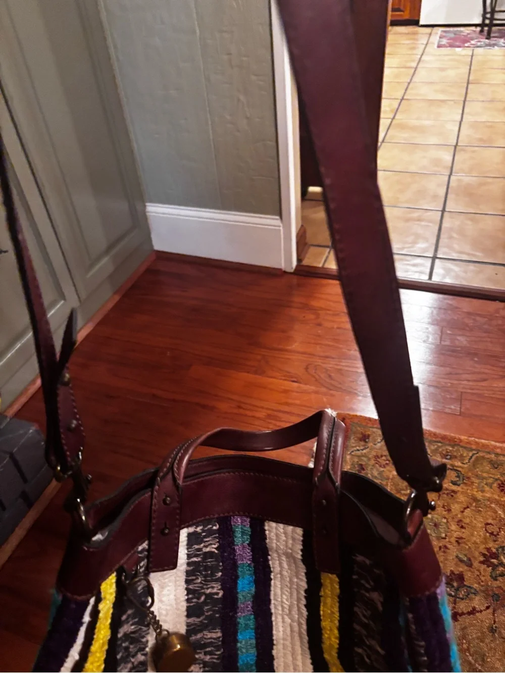 Anthropologie Star Board North Bag boho laptop shoulder B010